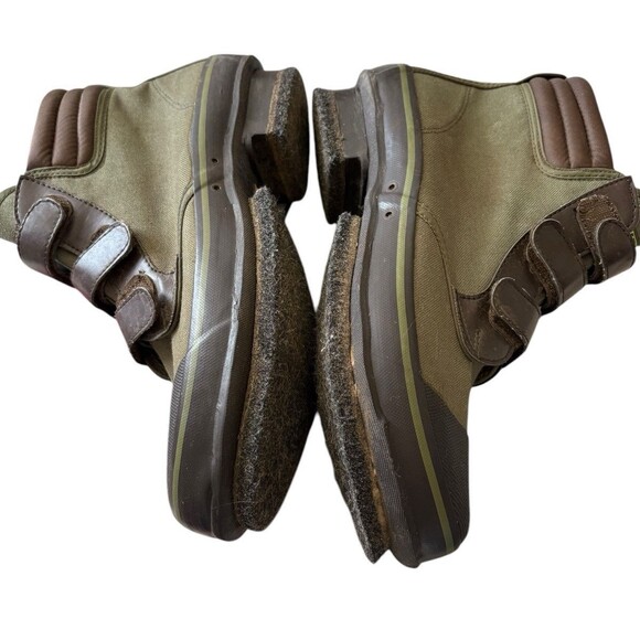 Cabela's River Fly Fishing Mens Size 12 Wading Shoes Felt Soles Steel Shank Boot - Picture 7 of 13